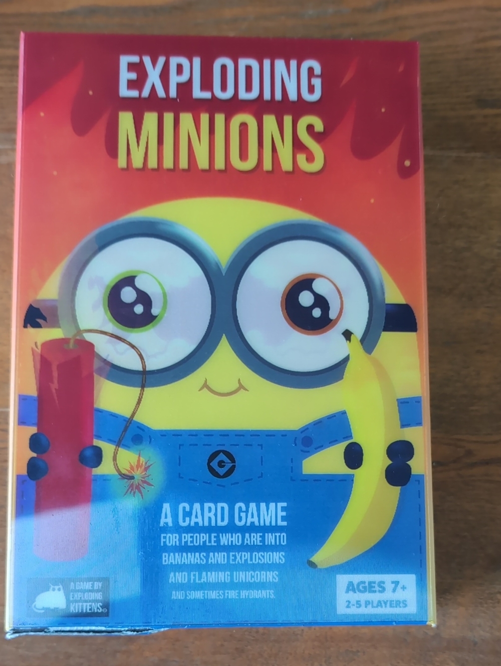 Exploding Minions Card Game - Yellow